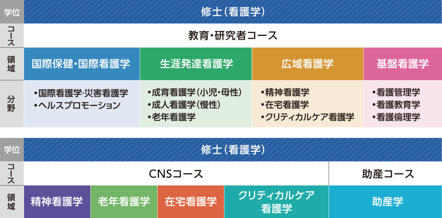 コース・専攻領域