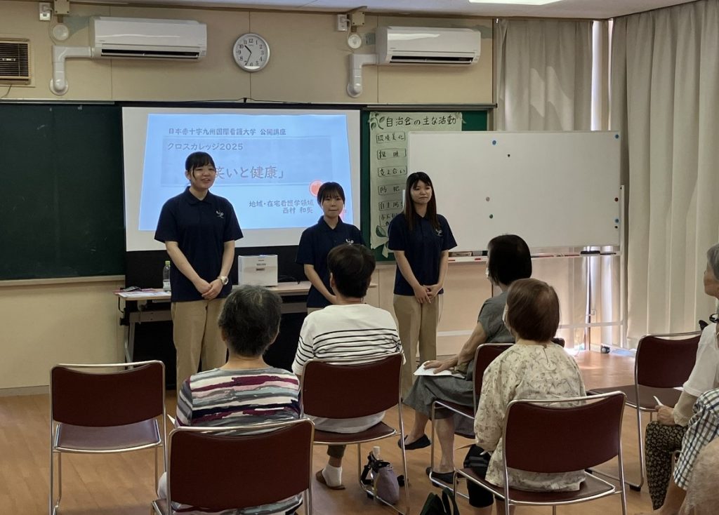 ★④学生ボランティアも参加しました
