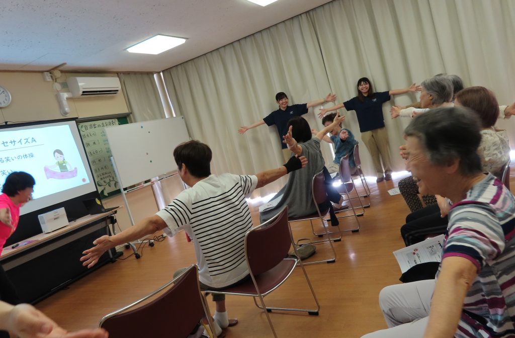 ★②準備運動から既に大笑いです