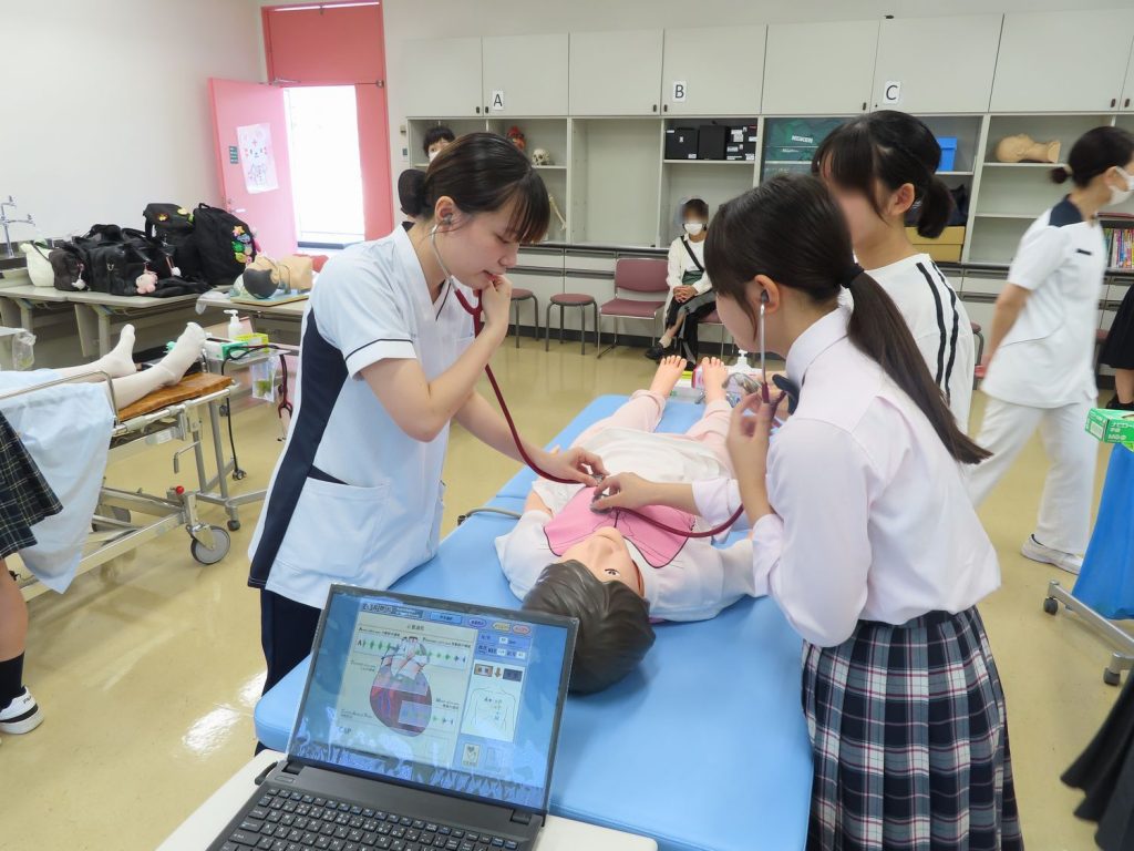 写真7）どんな心音が聞こえるかな