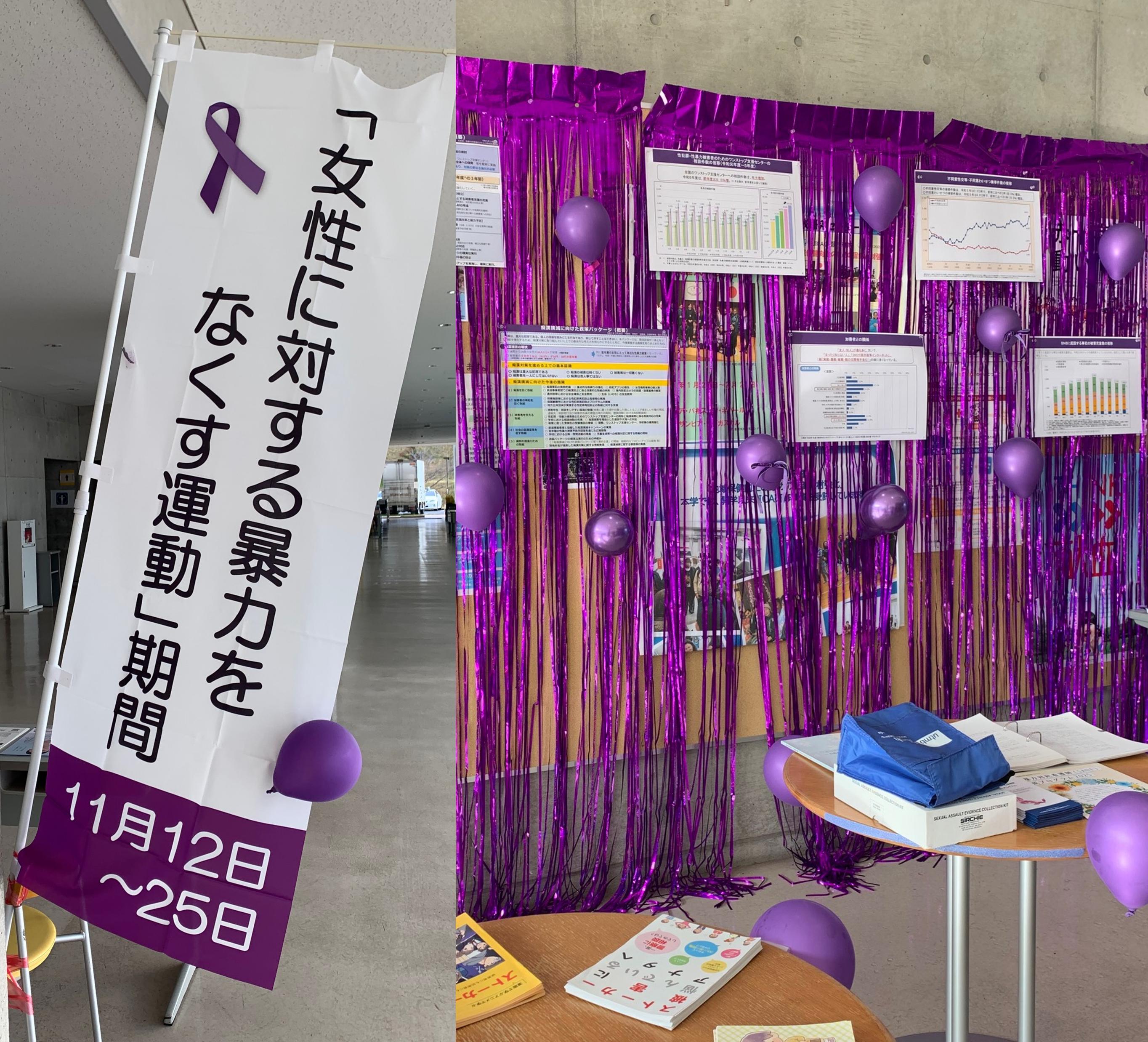 大学祭での展示