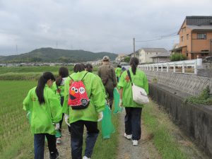 2019釣川クリーン作戦　清掃風景